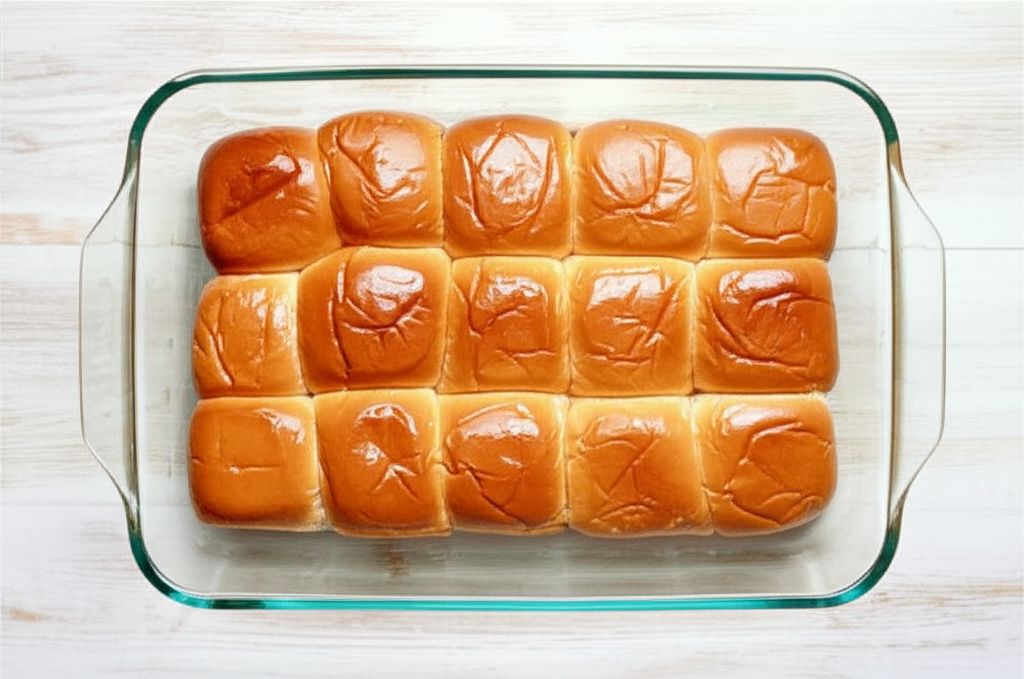 Baked Ham and Cheese Sliders