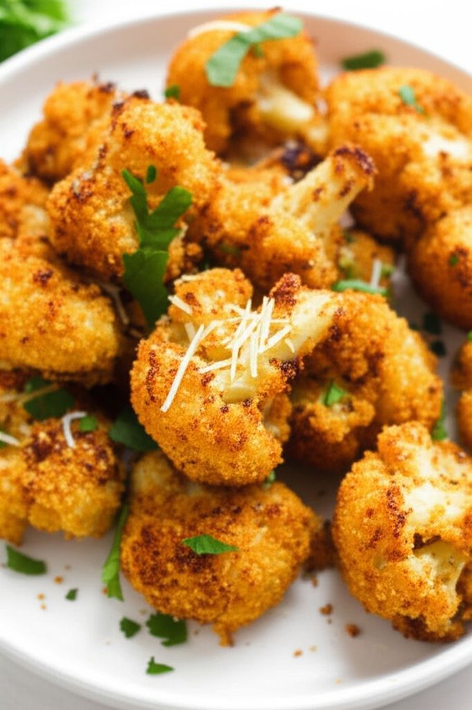 Baked Parmesan Cauliflower Bites