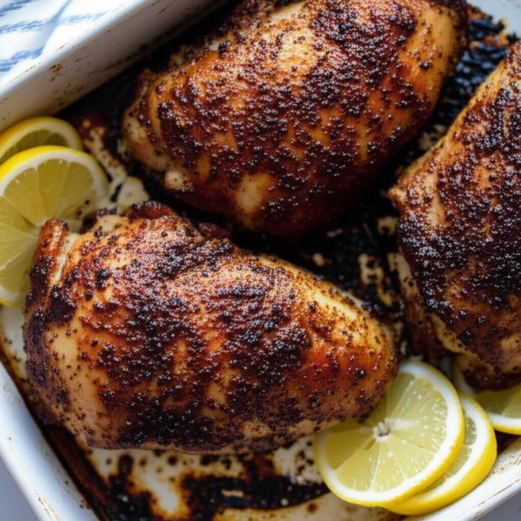 Baked Split Chicken Breast