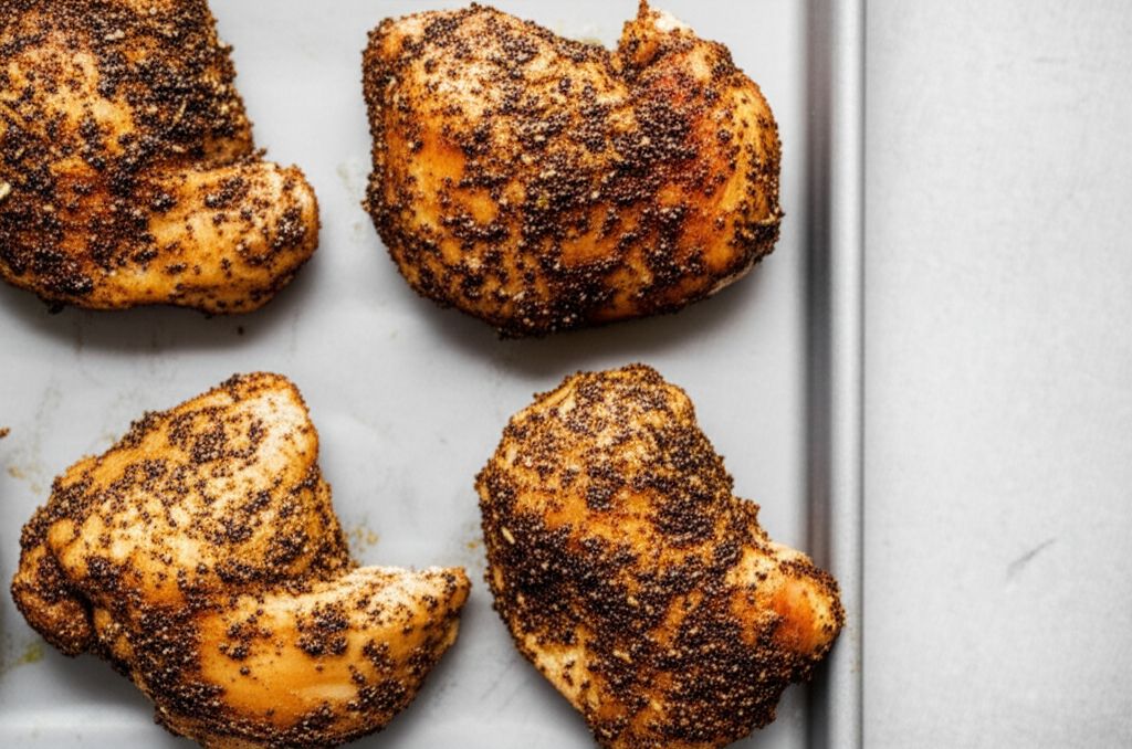 Baked Za'atar Chicken Thighs