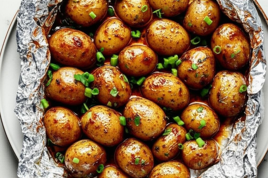 Balsamic Grilled Baby Potatoes