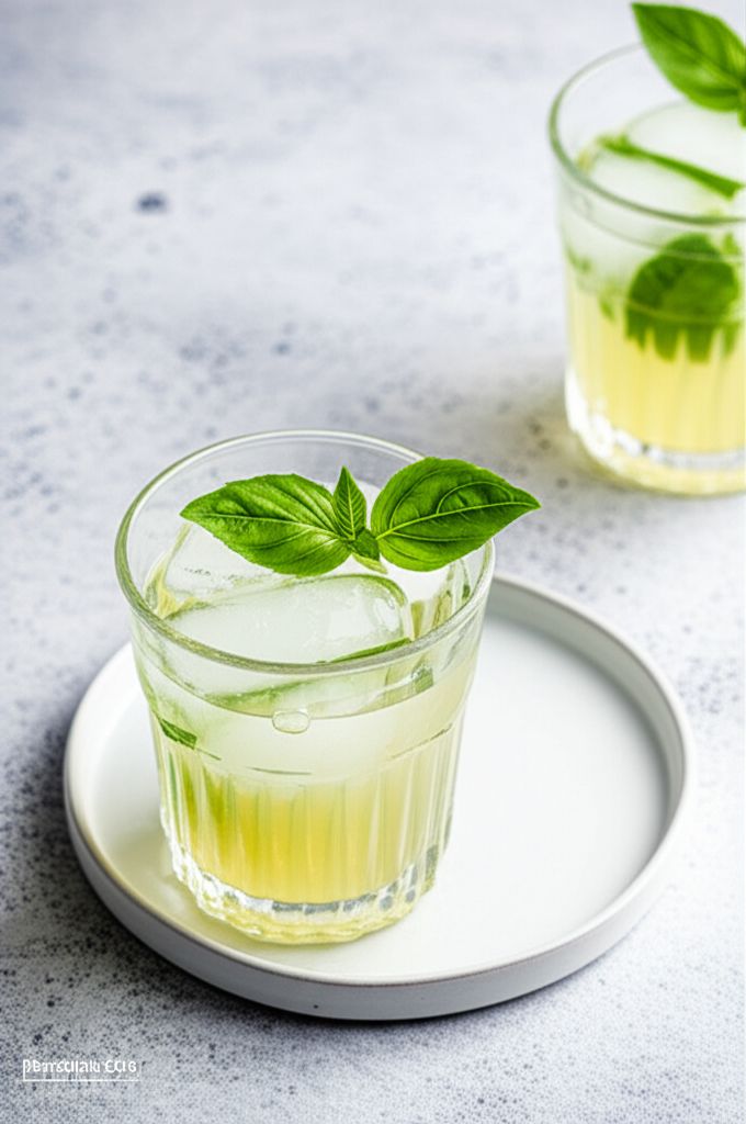 Basil-Gin Cocktail