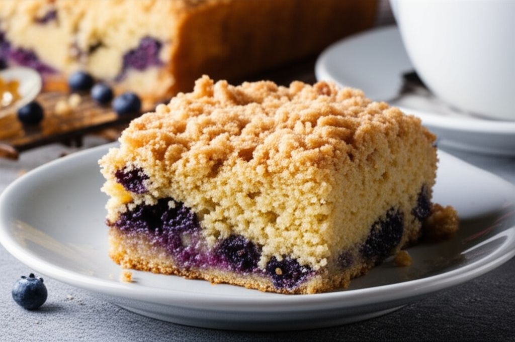 Blueberry-Banana Coffee Cake