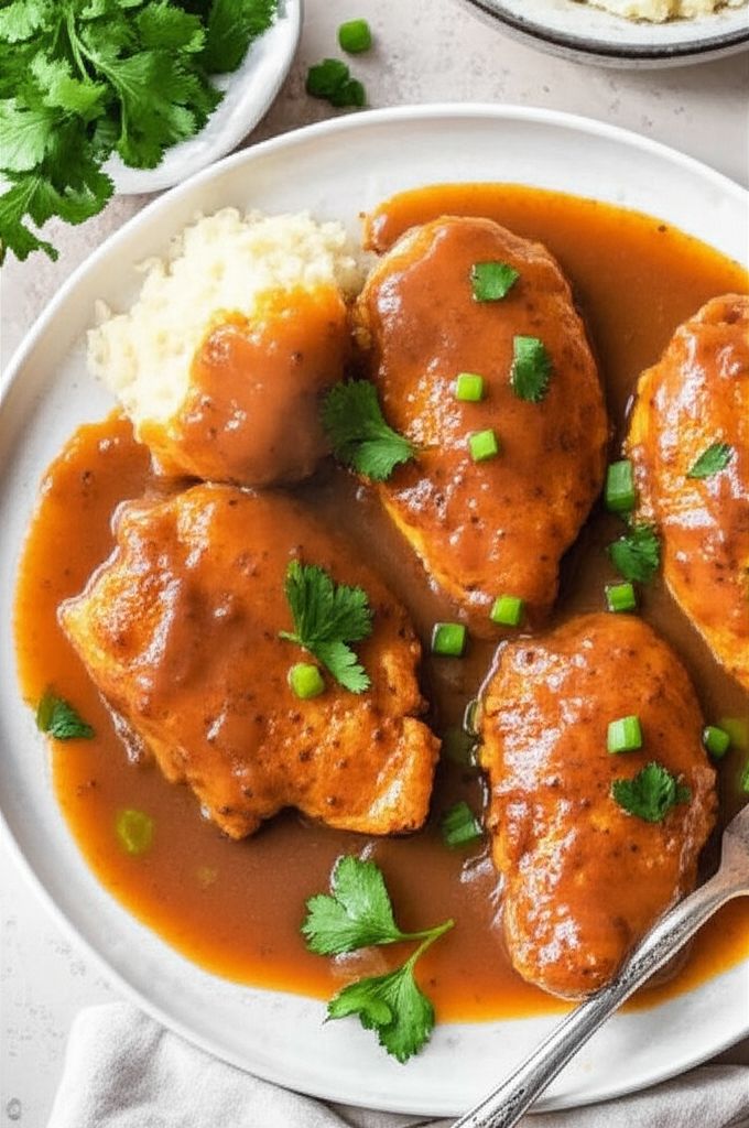 Braised Chicken Breasts in Tasty Mirepoix Ragout