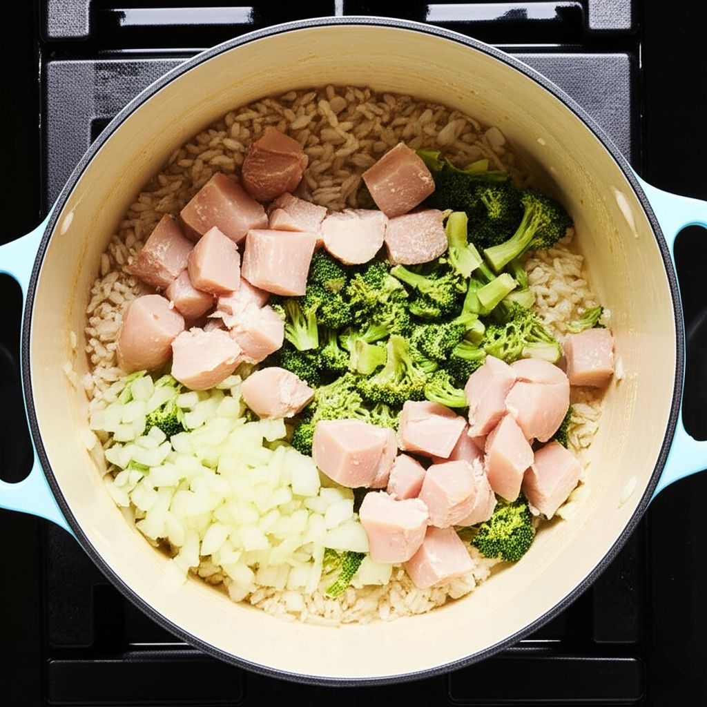 Breeze Chicken, Broccoli, and Rice Casserole