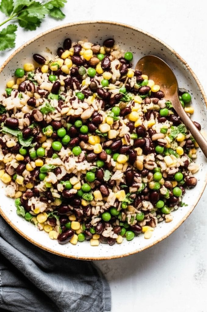 Brown Rice and Black Bean Salad