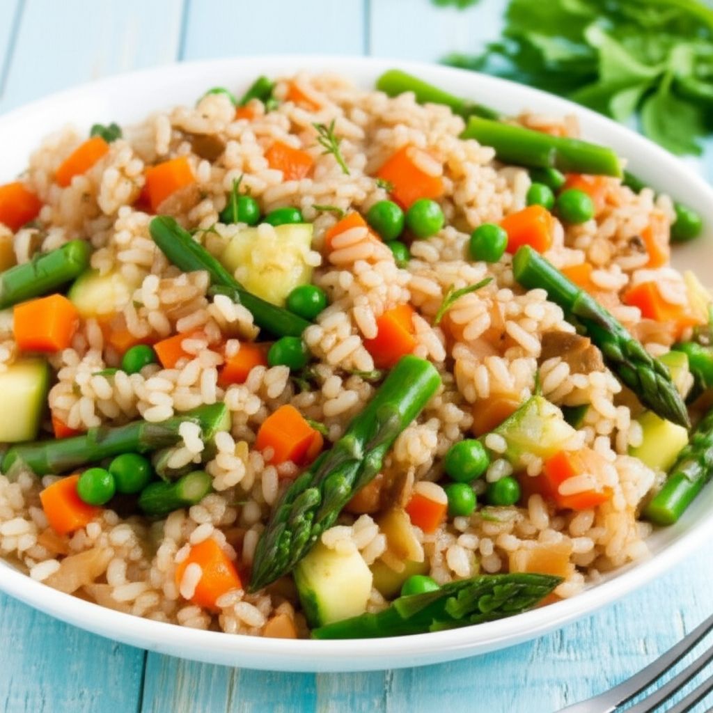 Brown Rice and Vegetable Risotto