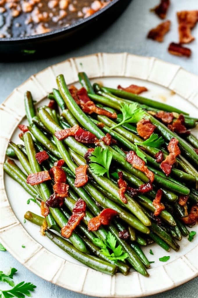 Brown Sugar n' Bacon Green Beans
