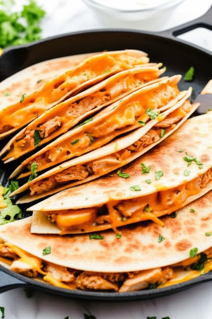 Buffalo Chicken Quesadillas