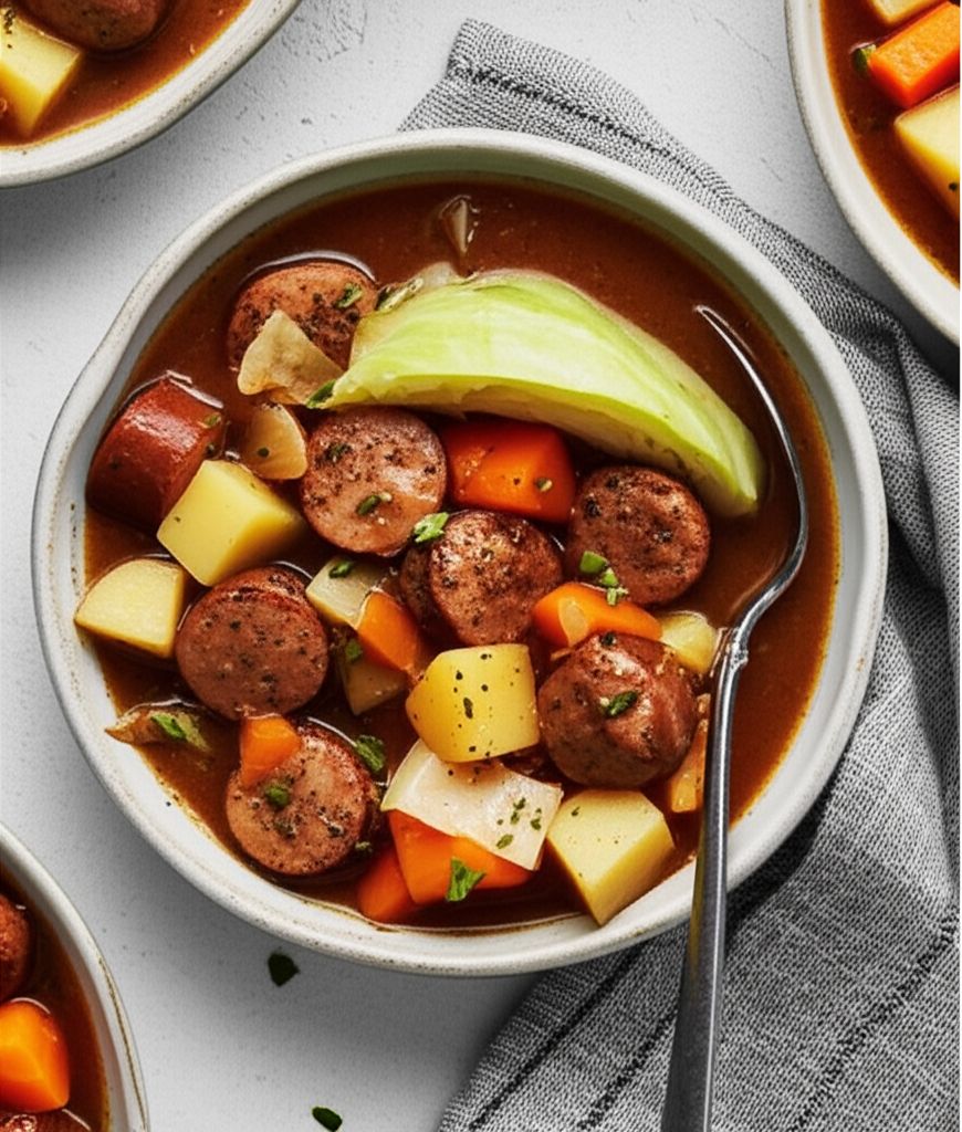 Cabbage-Sausage Stew