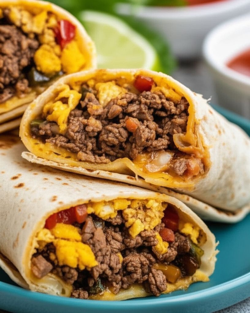 Carne Asada Breakfast Burrito