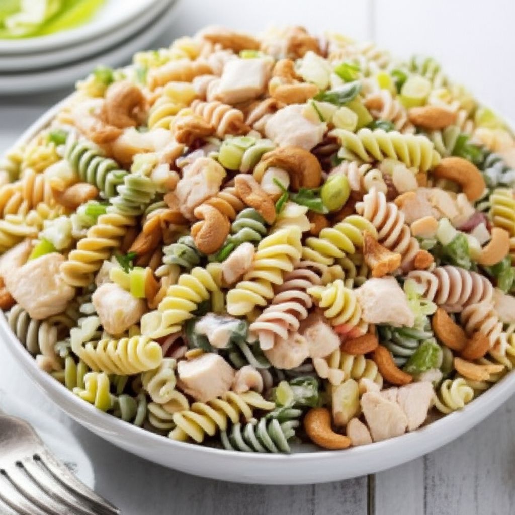 Cashew Chicken Pasta Salad