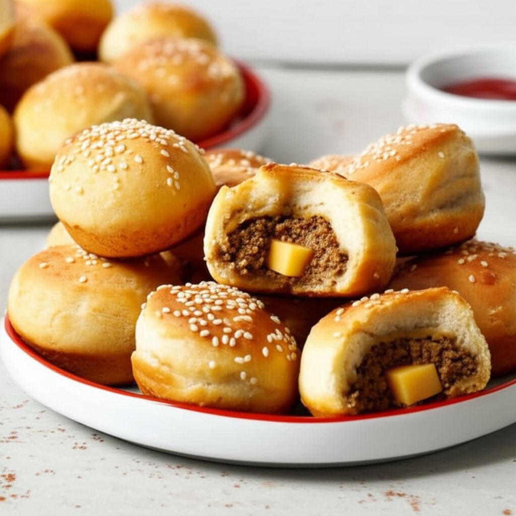 Cheeseburger Bombs with Bacon