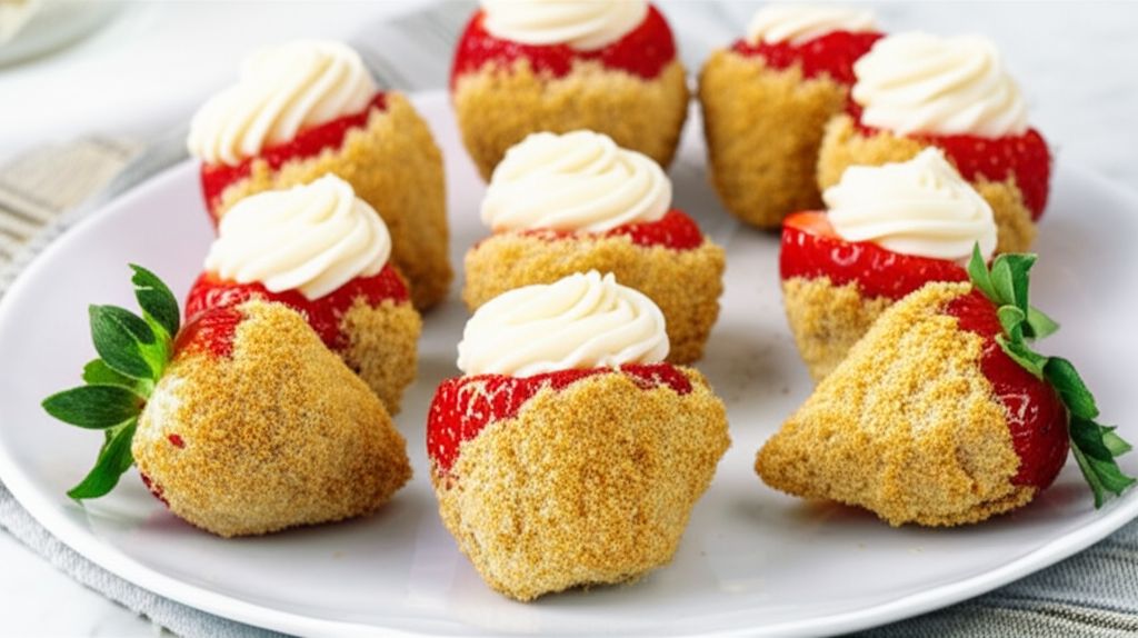 Cheesecake-Stuffed Strawberries