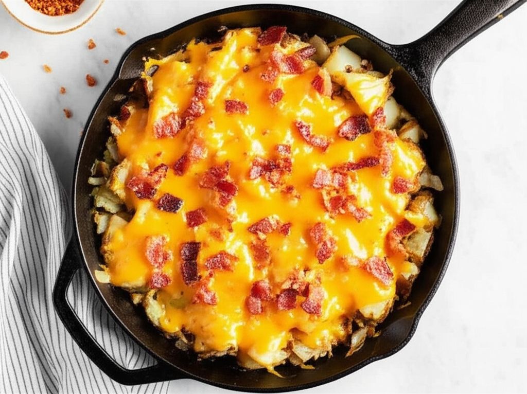 Cheesy Fried Potatoes