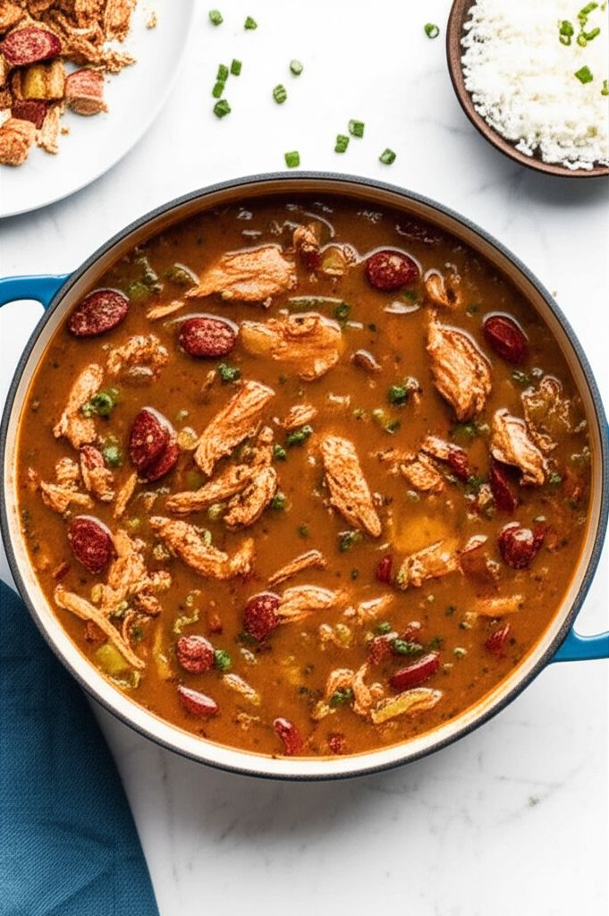 Chicken and Andouille Sausage Gumbo