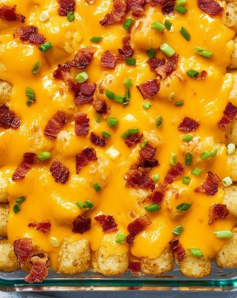 Chicken Bacon Ranch Tater Tot Casserole