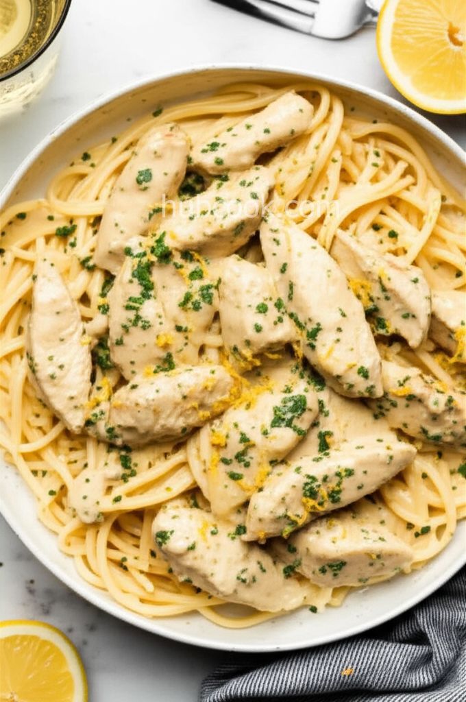 Chicken Lemon Linguine
