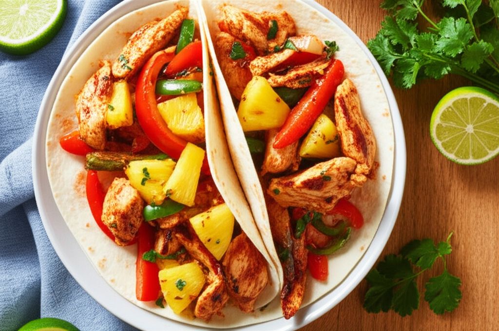 Chicken Pineapple Fajitas