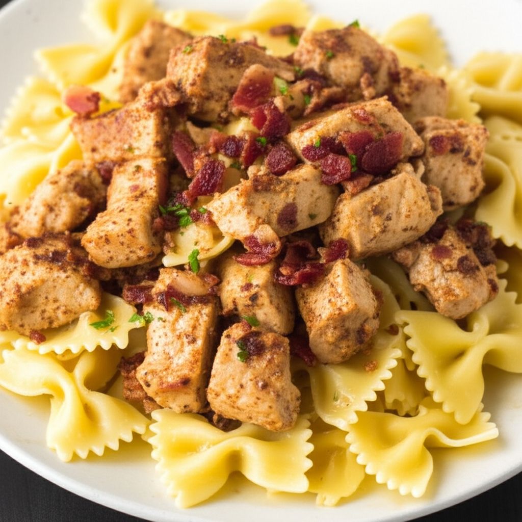 Chicken-Bacon Carbonara