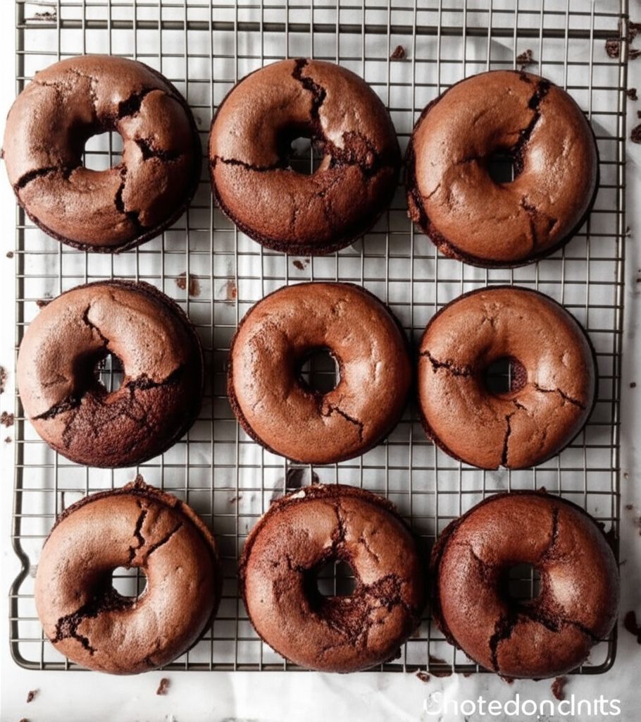 Chocolate Almond Breakfast Donuts
