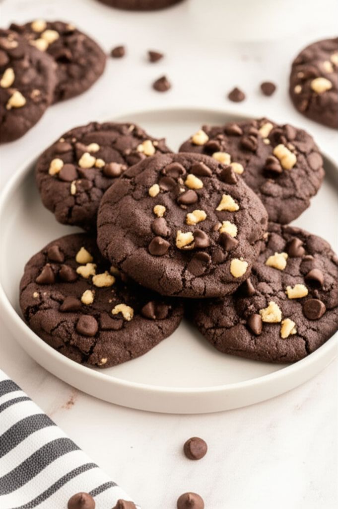 Chocolate Chocolate Chip Cookies