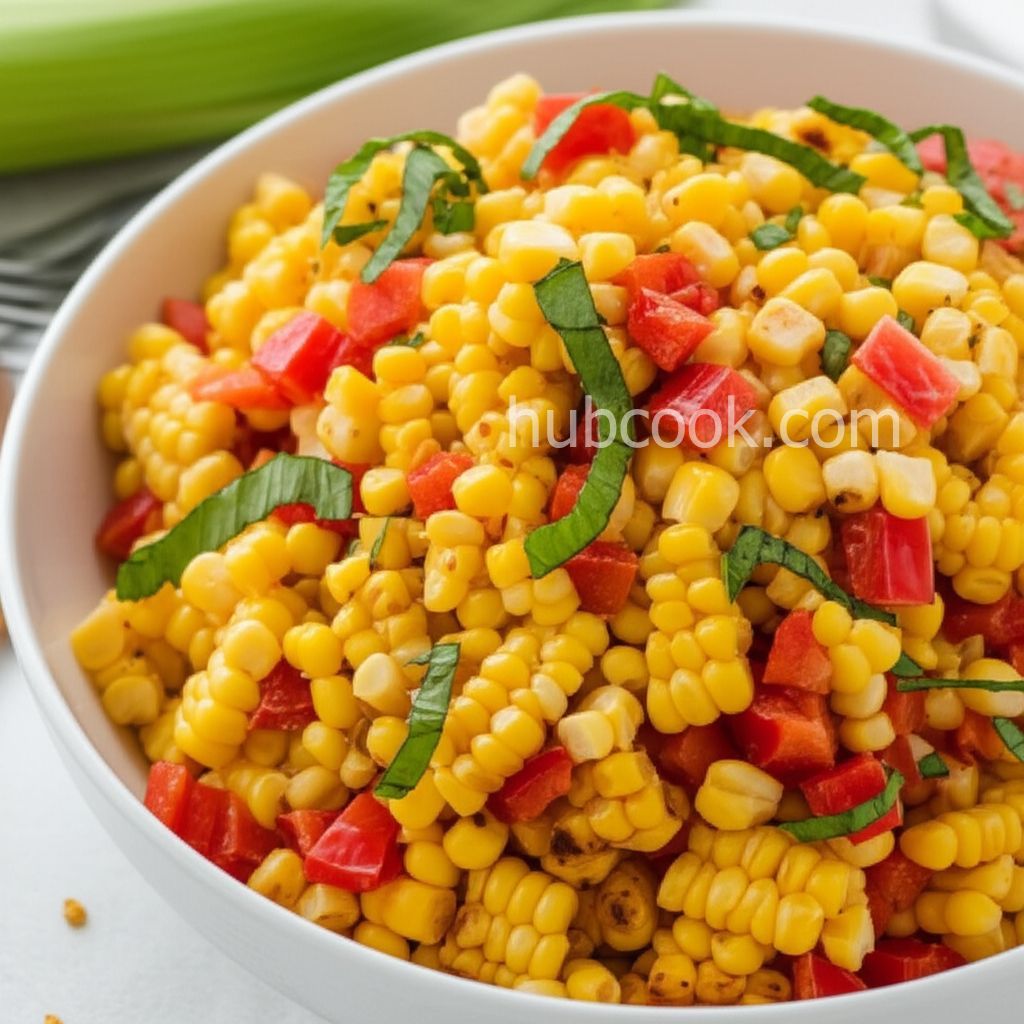 Corn Salad with Creamy Italian Dressing