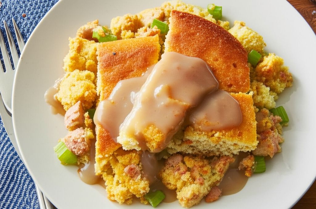 Cornbread Dressing With Gravy