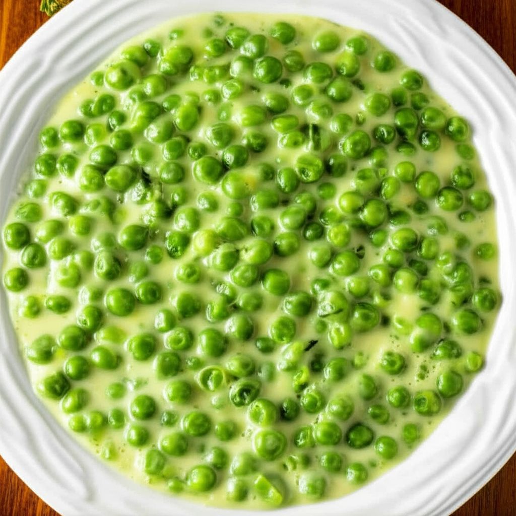 Creamed Peas and Onions