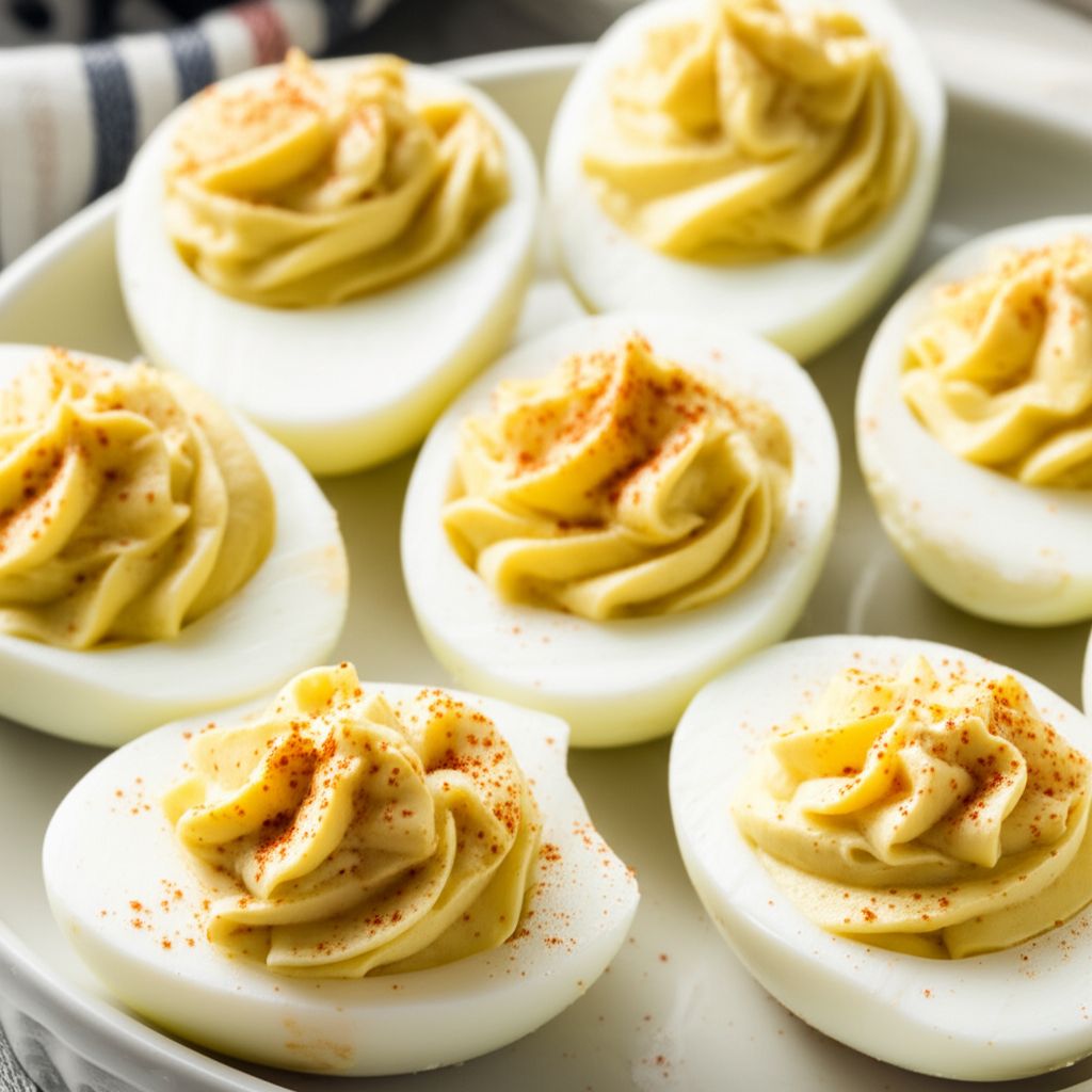 Creamy Cajun Deviled Eggs