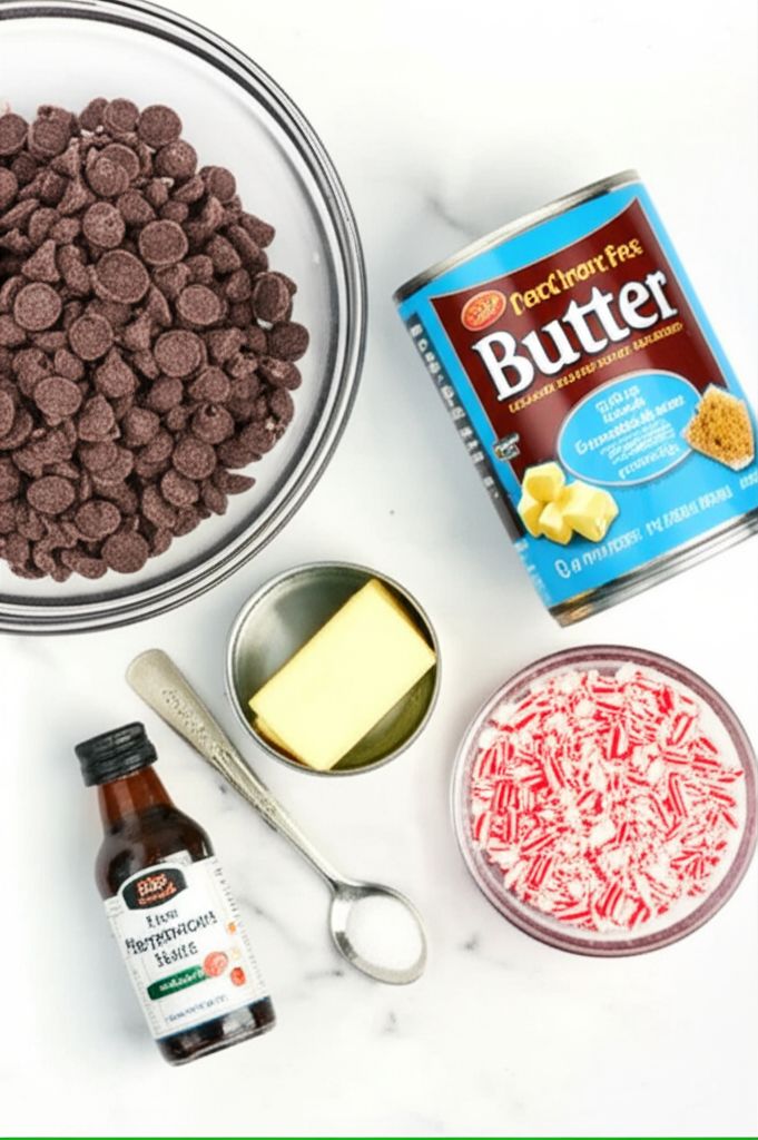 Dark Chocolate Peppermint Fudge Recipe