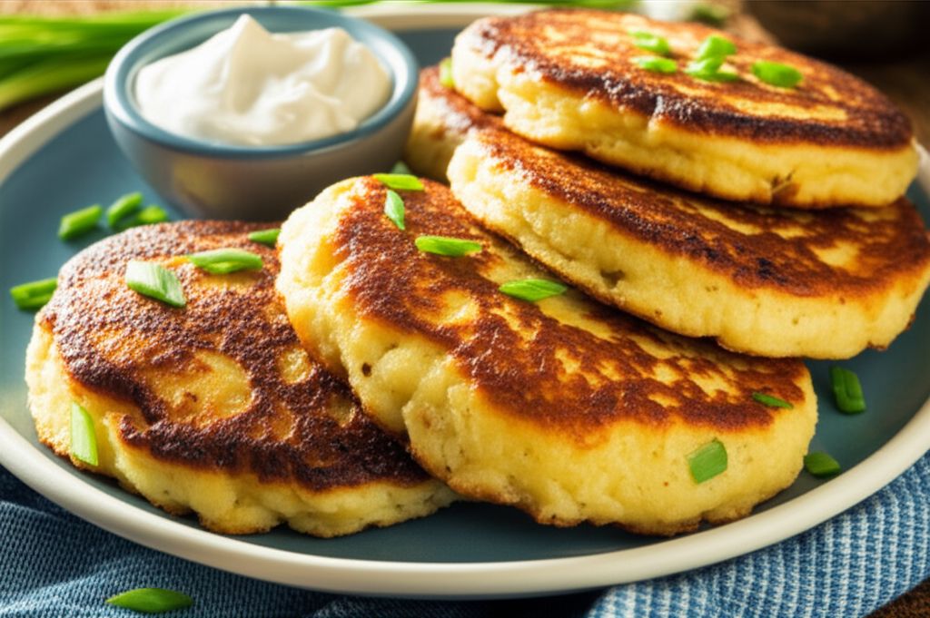 Delicious Stuffed Potato Pancakes