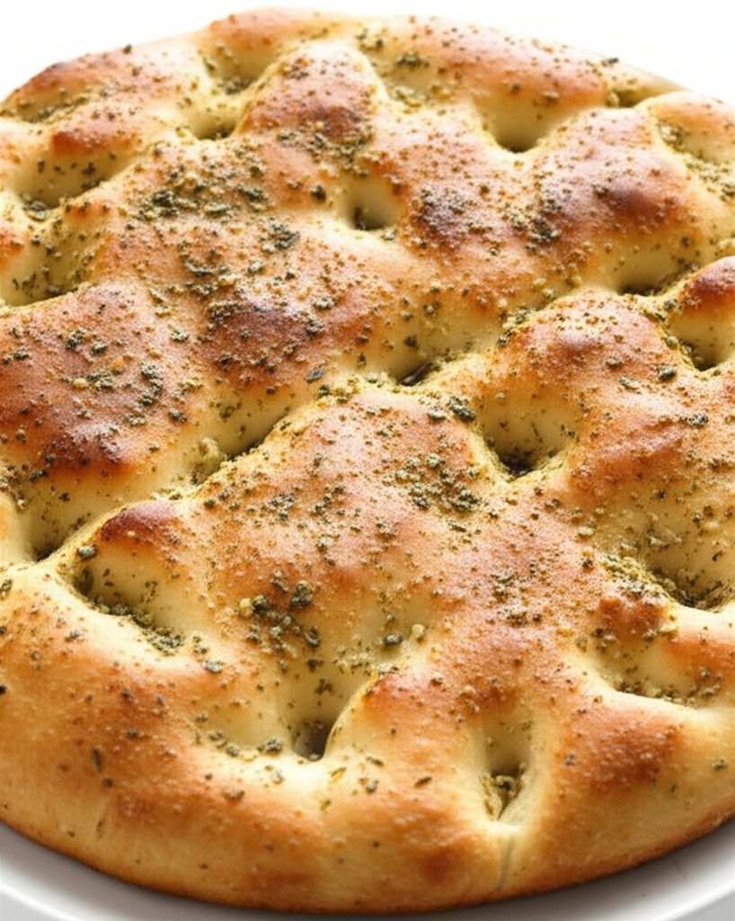Deliciously Easy Garlic Herb Focaccia