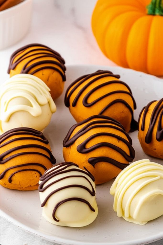 Easy Pumpkin Spice Truffles