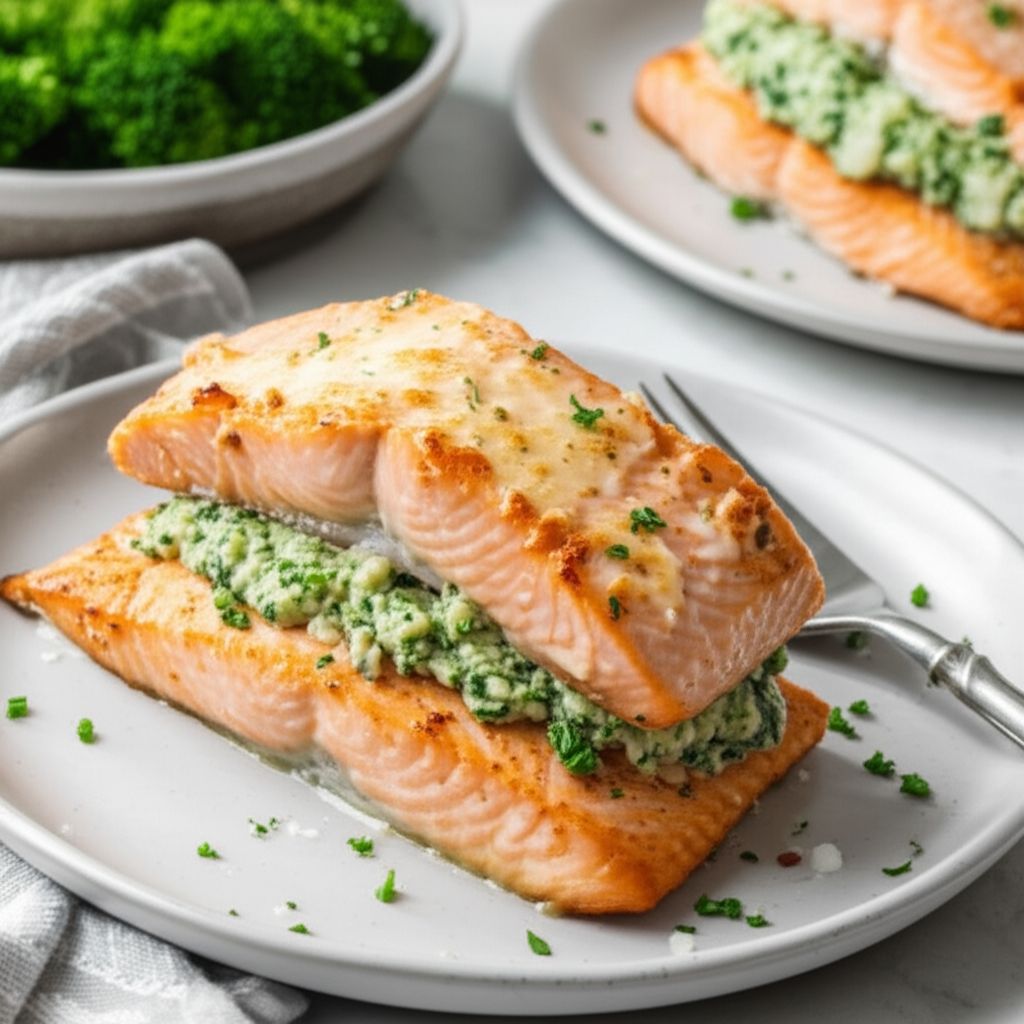 Easy Stuffed Salmon