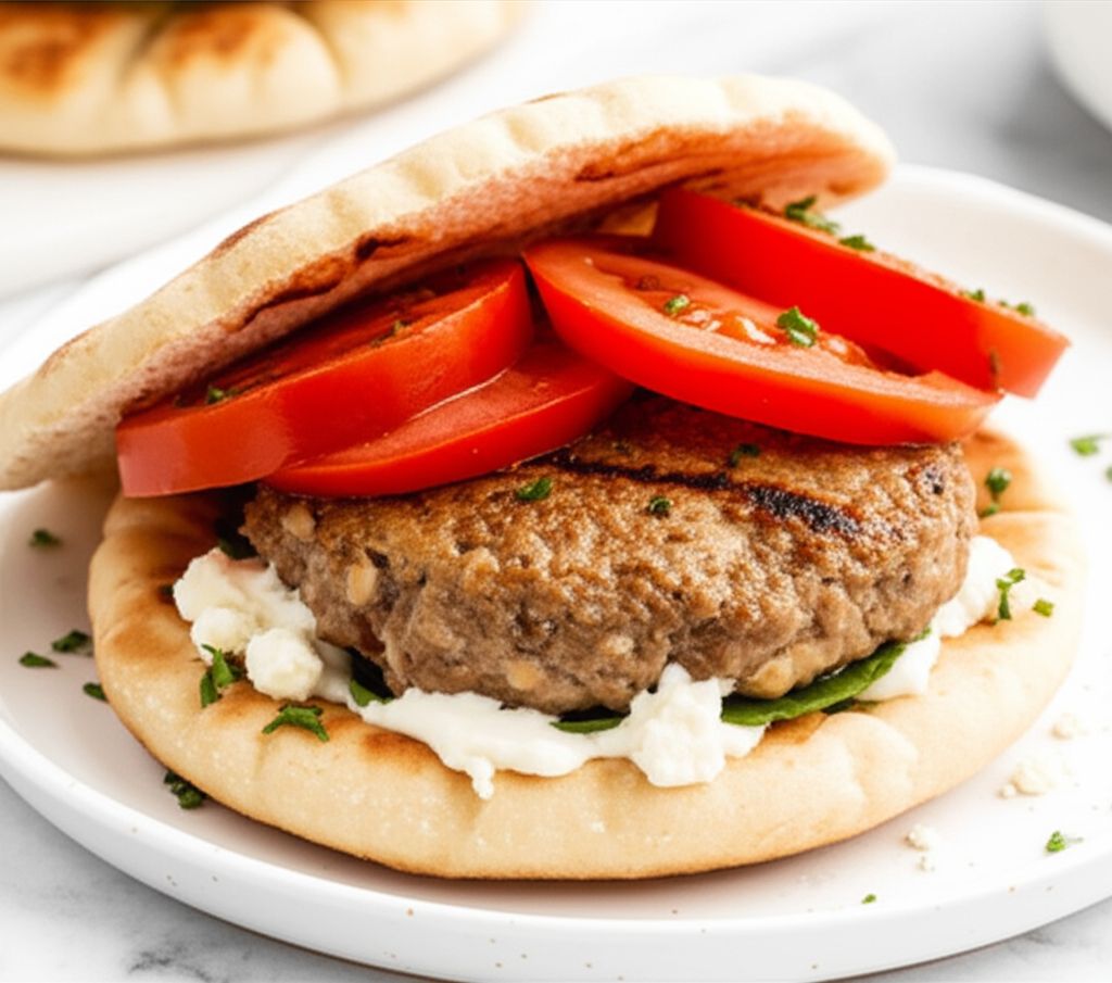 Feta Cheese Turkey Burgers