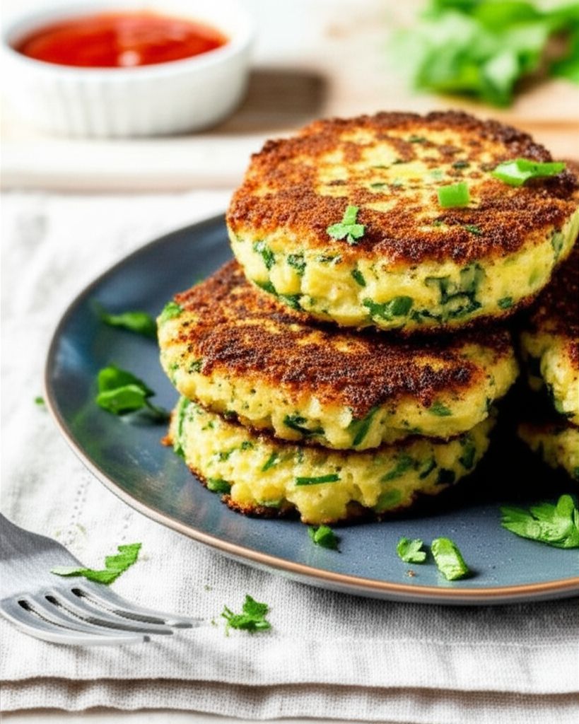 Fresh Asparagus Patties