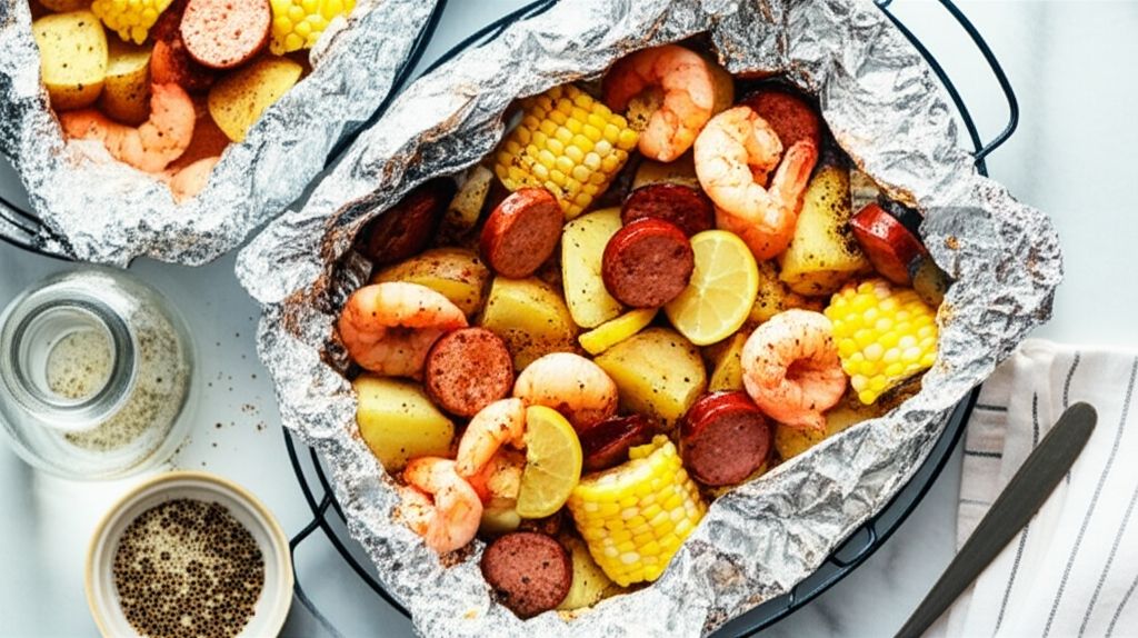 Grilled Cajun Seafood Boil