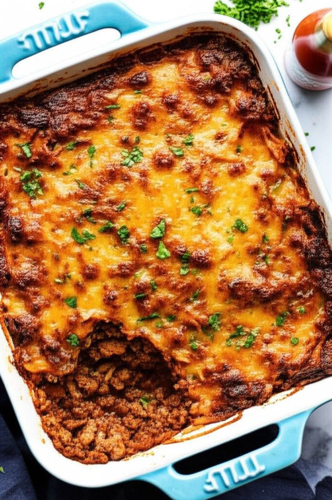 Ground Beef and Cabbage Casserole