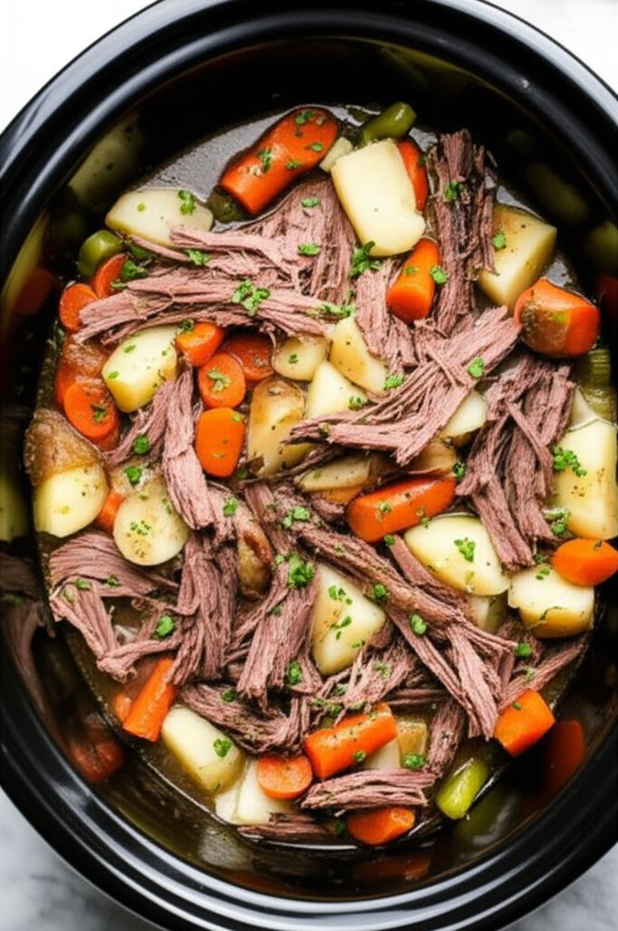 Healthier Marie's Easy Slow Cooker Pot Roast