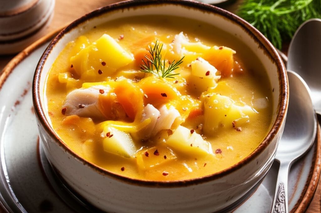 Hearty Halibut Chowder