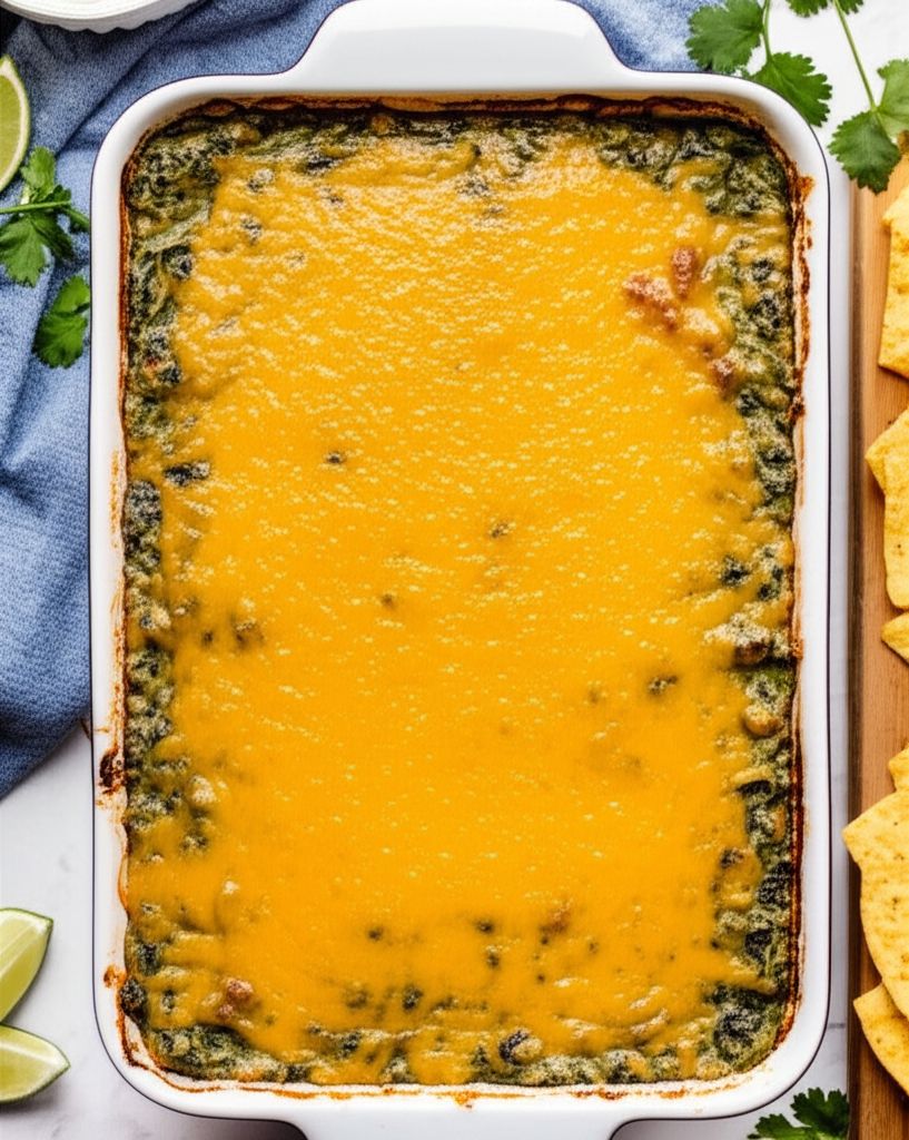 Hot Mexican Spinach Dip