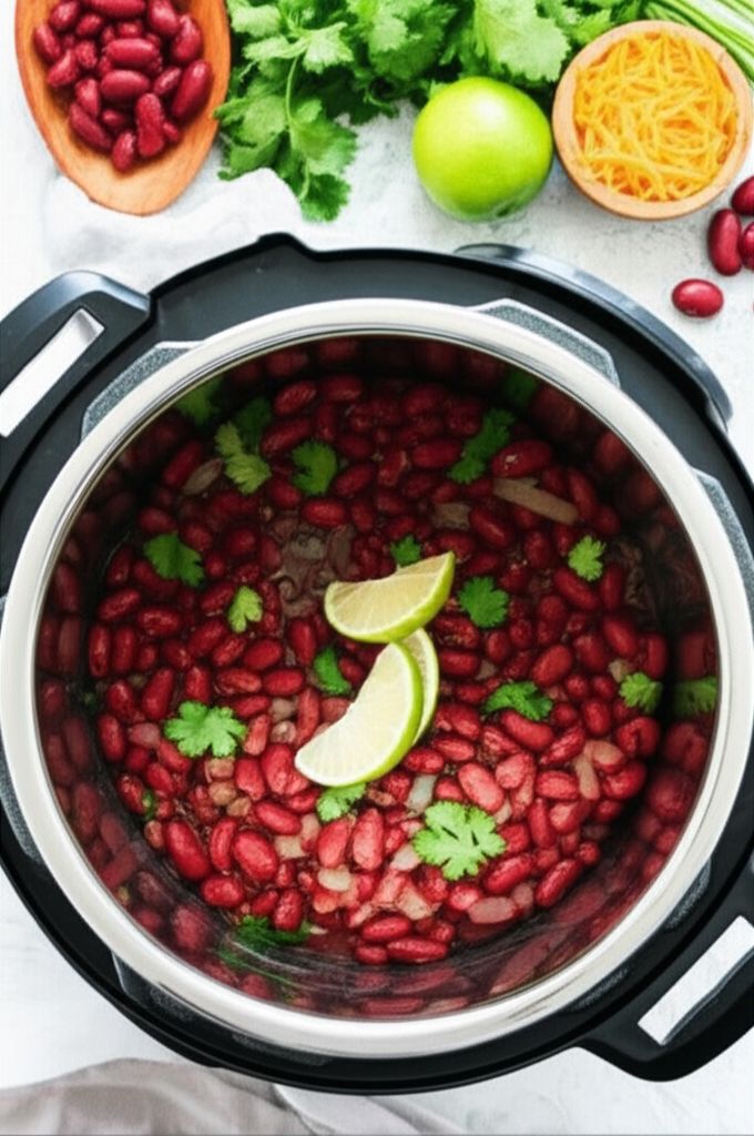 Instant Pot Borracho Cranberry Beans