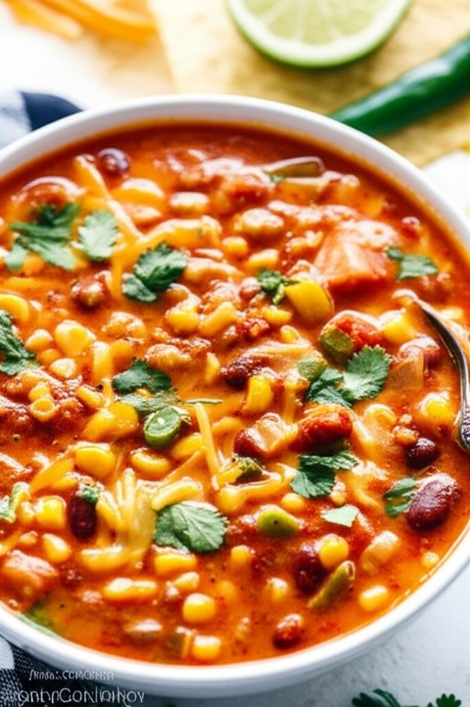 Instant Pot Chicken Taco Soup