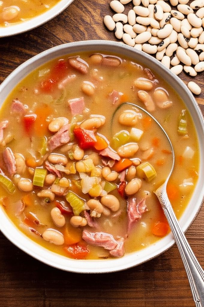 Instant Pot Double Bean and Ham Soup