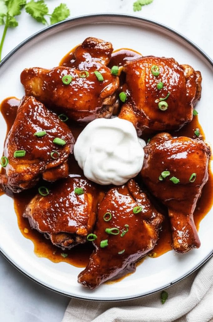 Instant Pot Sweet and Spicy Chicken Thighs