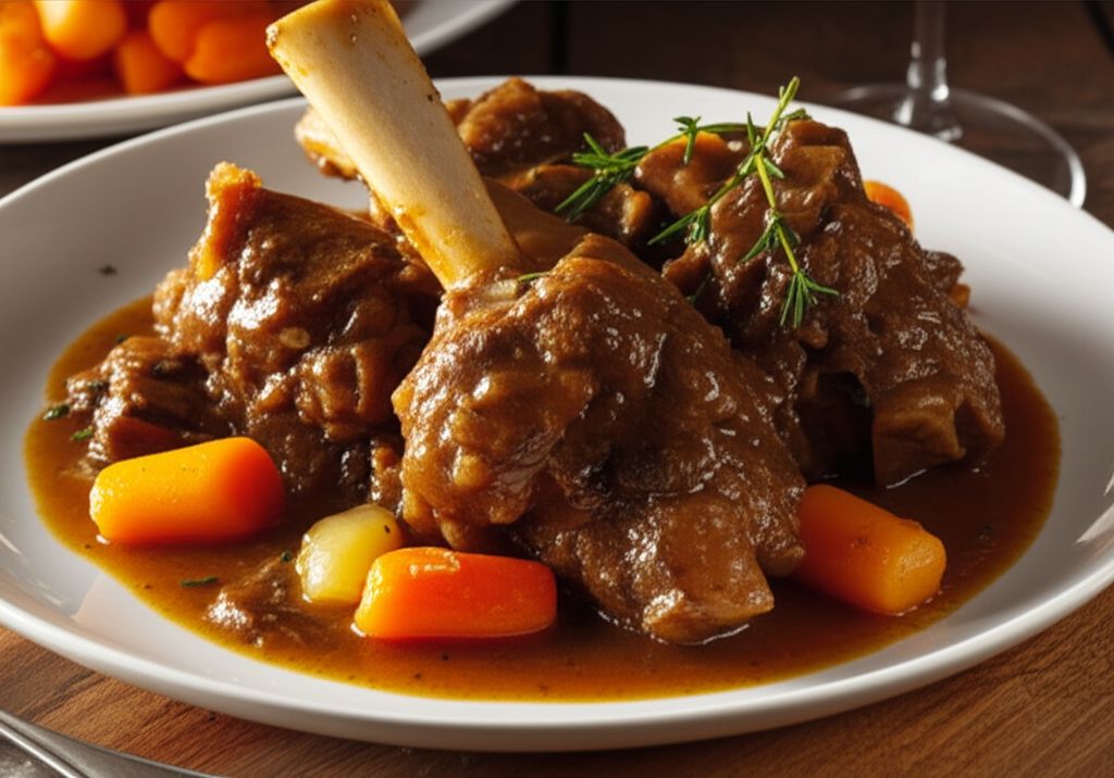 Lamb Osso Buco Slow-Cooked
