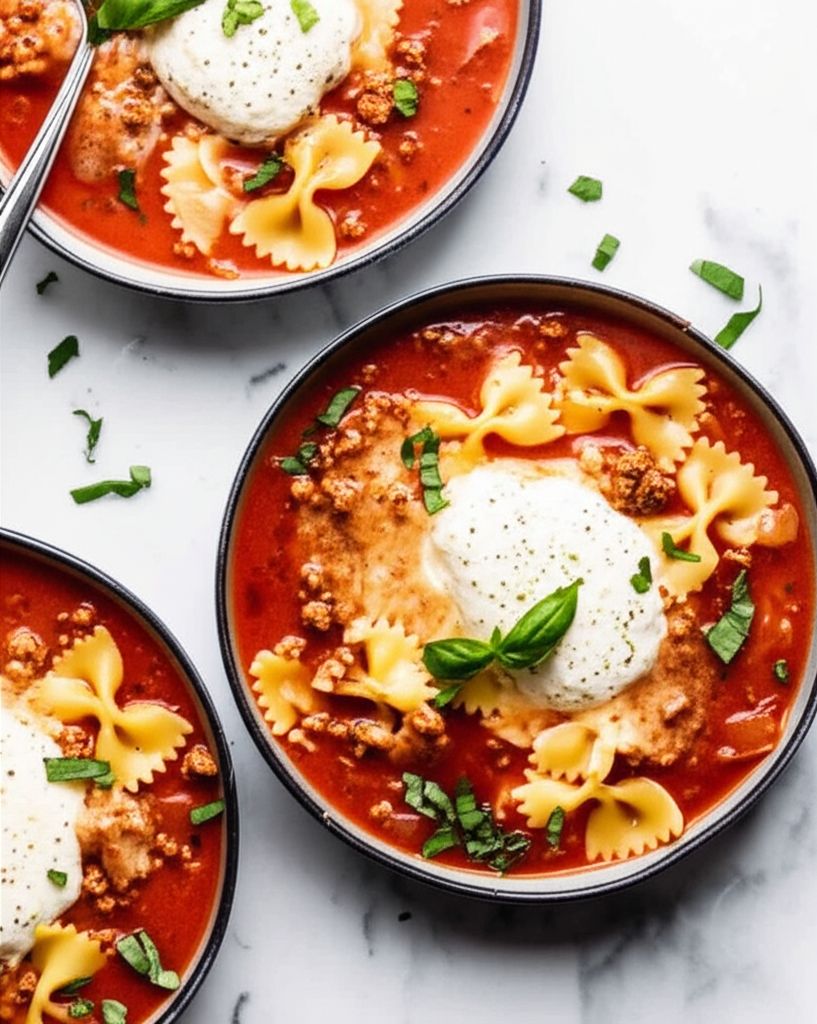 Lasagna Soup