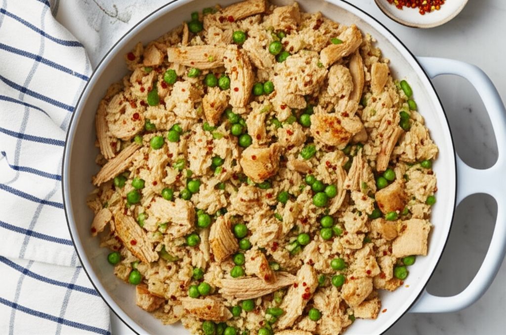 Leftover Turkey Fried Rice