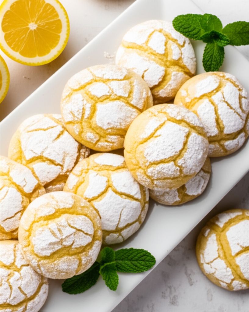 Lemon Turmeric Crinkles